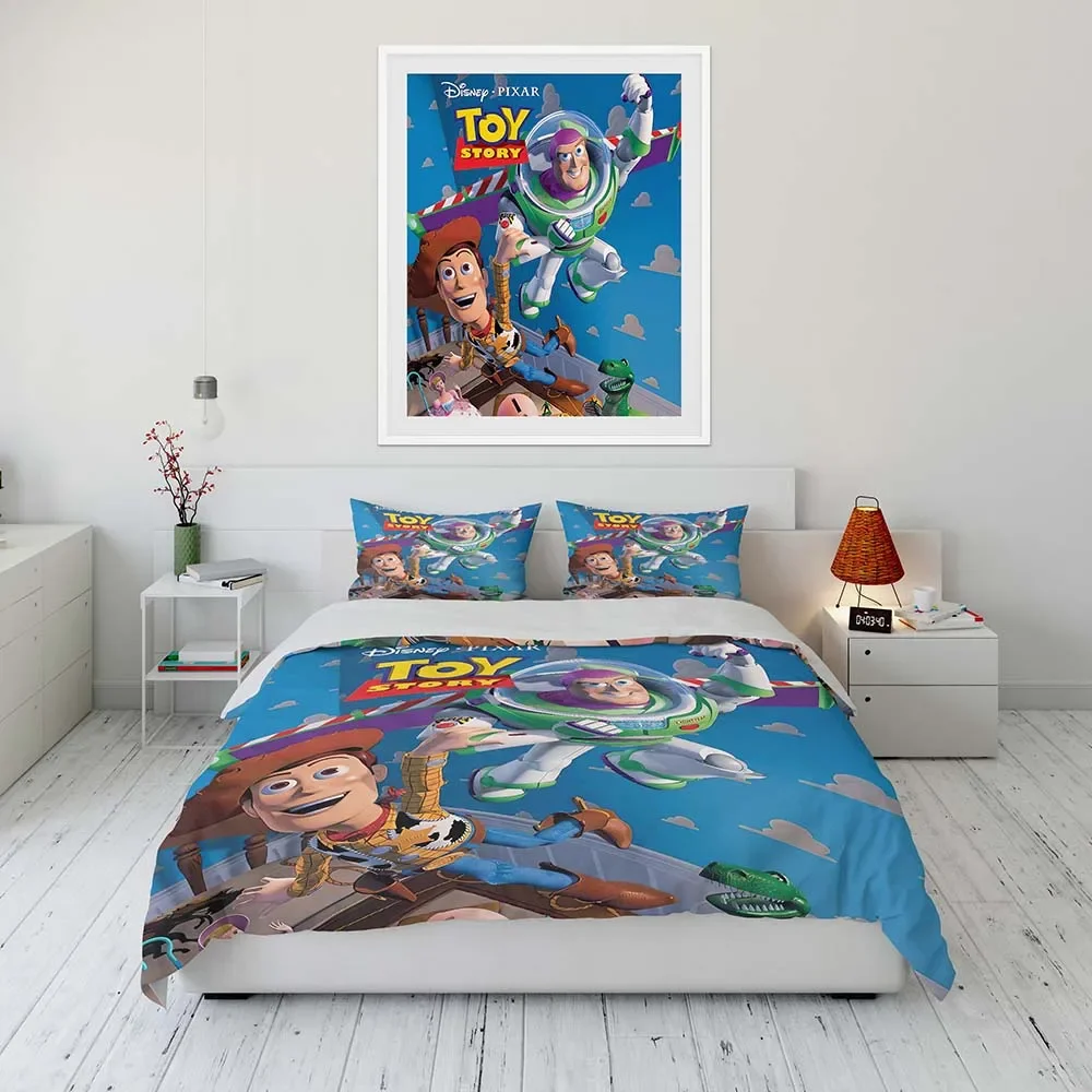 Disne Toy Story Cartoon Duvet Cover Bedding Set Anime Comforter Cover for Bedroom Decoration Children Birthday Gifts Full Size
Disne Toy Story Cartoon Duvet Cover Bedding Set Anime Comforter Cover for Bedroom Decoration Children Birthday Gifts Full Size