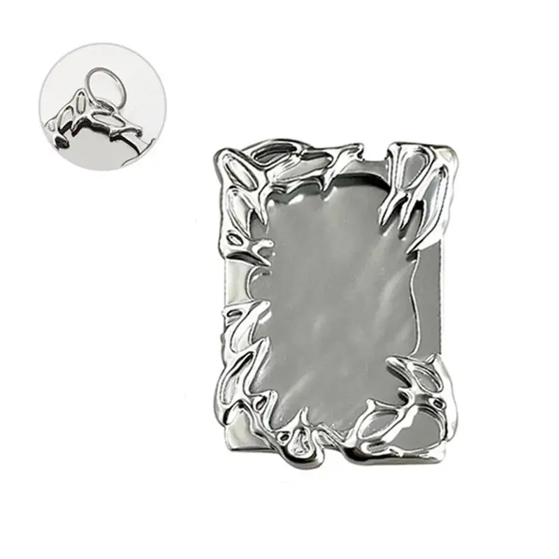 Creative Silver Metal Style Photo Card Holder Fashionable Korean Version Electroplated Special-shaped Texture Card Holder
Creative Silver Metal Style Photo Card Holder Fashionable Korean Version Electroplated Special-shaped Texture Card Holder