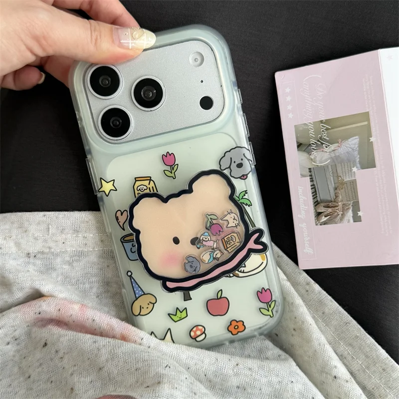 Cute Cartoon Bear Phone Case For iPhone 17 16 15 Pro Max Transparent Soft TPU Shockproof Cover Kawaii Animal Floral Shell Gift
Cute Cartoon Bear Phone Case For iPhone 17 16 15 Pro Max Transparent Soft TPU Shockproof Cover Kawaii Animal Floral Shell Gift