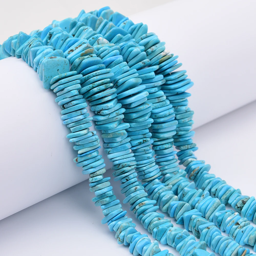 APDGG 3x9-4x22mm Blue Turquoise Square Slice Gems Stone Loose Beads 17'' Strands Jewelry Making DIY
APDGG 3x9-4x22mm Blue Turquoise Square Slice Gems Stone Loose Beads 17'' Strands Jewelry Making DIY