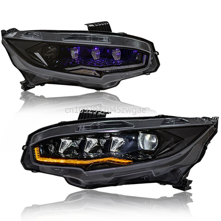 Modified RGB Car Headlamp Led Headlight For Honda Civic 10th Gen Sedan Hatchback 2016 2017 2018 2019 2020 2021 2022
Modified RGB Car Headlamp Led Headlight For Honda Civic 10th Gen Sedan Hatchback 2016 2017 2018 2019 2020 2021 2022