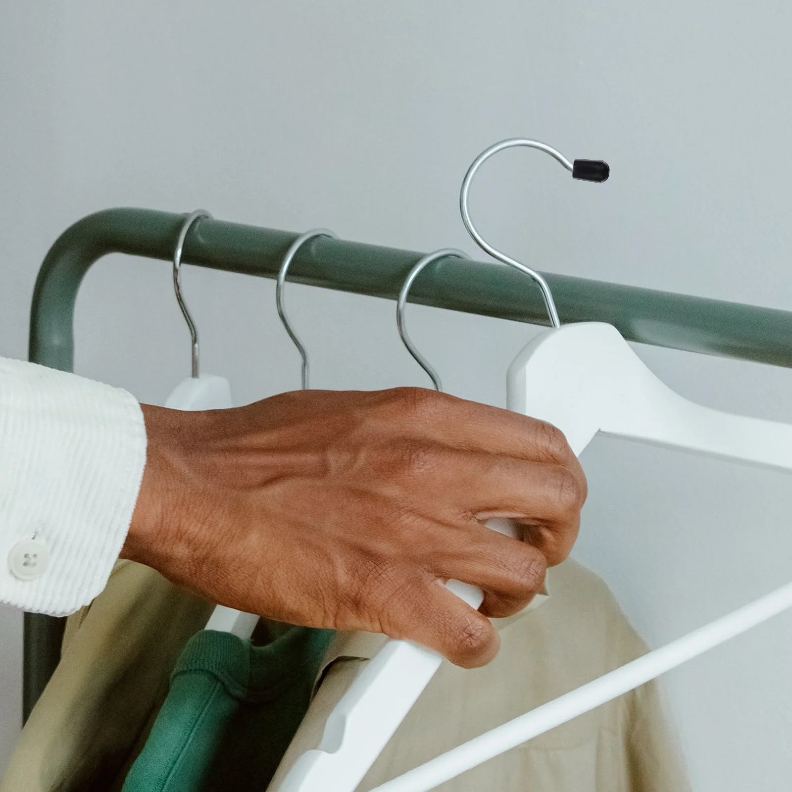 100pcs Hanger End Caps Pvc Wire Thread Protector Covers For Clothes Hanger Iron Rack Hanging Hook Tip Covers Round Edge Shelf
100pcs Hanger End Caps Pvc Wire Thread Protector Covers For Clothes Hanger Iron Rack Hanging Hook Tip Covers Round Edge Shelf