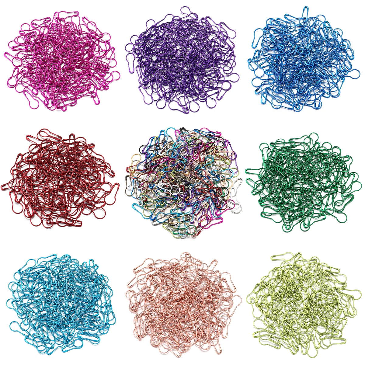 200pcs 22mm Metal Iron Colorful Gourd Pins Safety Pins For Locking Knitting Stitch Markers Clothing Sewing Pins Clips Supplies
200pcs 22mm Metal Iron Colorful Gourd Pins Safety Pins For Locking Knitting Stitch Markers Clothing Sewing Pins Clips Supplies