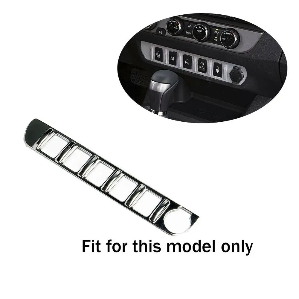 2 Patterns For TOYOTA Tacoma 2015-2020 ABS Central Control Switch Function Button Panel Carbon Fiber/Bright Light Pattern 1Pcs
2 Patterns For TOYOTA Tacoma 2015-2020 ABS Central Control Switch Function Button Panel Carbon Fiber/Bright Light Pattern 1Pcs