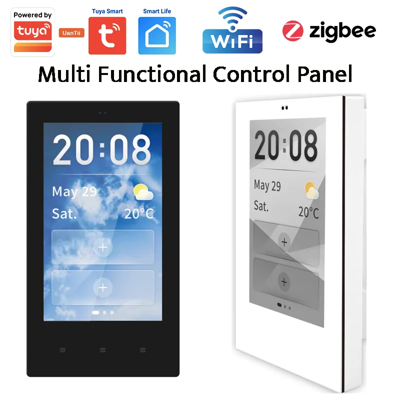 Tuya Smart 4 Inch HD LCD Touch Wall Panel Multi-Functional Control Panel For Smart Home Central Touch Panel US Version
Tuya Smart 4 Inch HD LCD Touch Wall Panel Multi-Functional Control Panel For Smart Home Central Touch Panel US Version