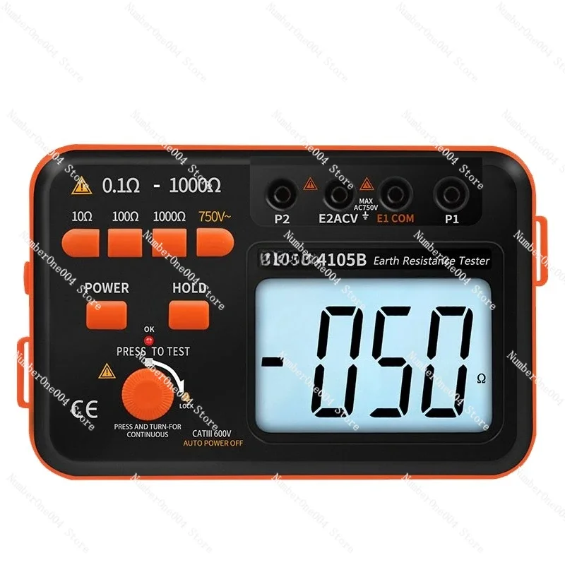 Digital Grounding Resistance Tester VC4105A/B Lightning Protection Grounding Shaker, High Precision Grounding Resistance Meter
Digital Grounding Resistance Tester VC4105A/B Lightning Protection Grounding Shaker, High Precision Grounding Resistance Meter