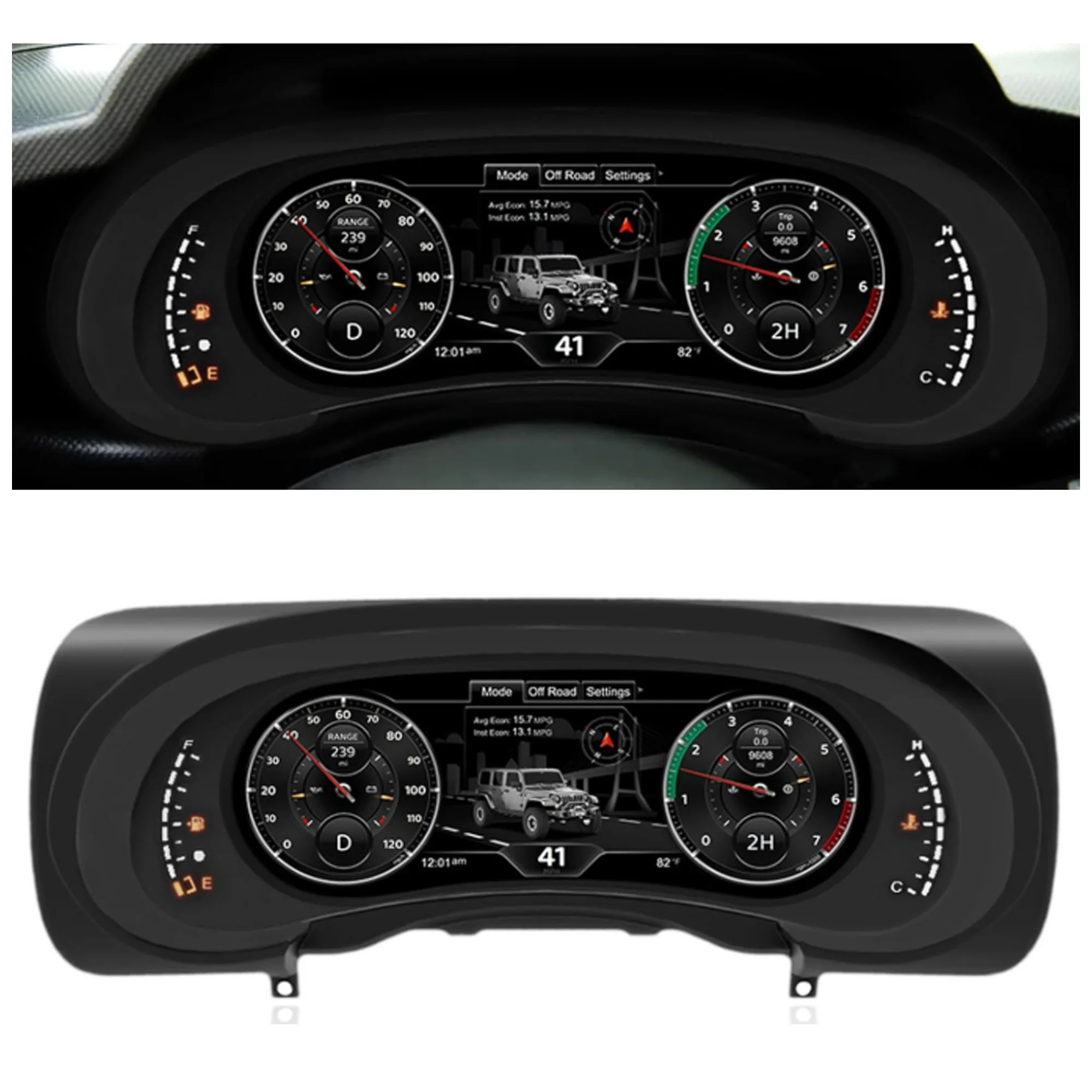 Цифровой дисплей приборной панели для Jeep Wrangler JK 2007-2010, спидометр, 12,3-дюймовый HD-экран, 1920*720/2S, быстрый запуск/Plug&Play
Цифровой дисплей приборной панели для Jeep Wrangler JK 2007-2010, спидометр, 12,3-дюймовый HD-экран, 1920*720/2S, быстрый запуск/Plug&Play