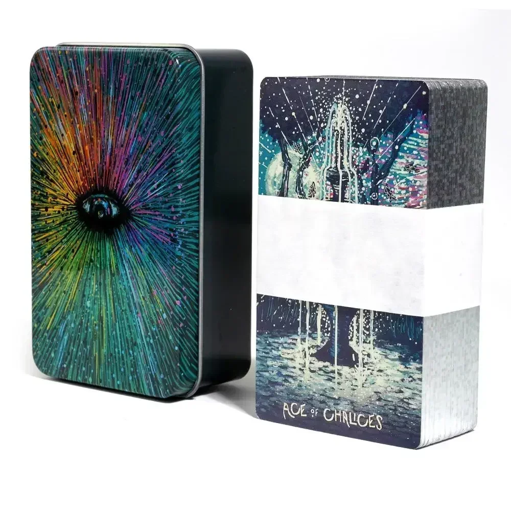 Таро Prisma Vision 10,3*6 см в жестяной коробке с путеводителем, 78 шт., настольная игра
Таро Prisma Vision 10,3*6 см в жестяной коробке с путеводителем, 78 шт., настольная игра