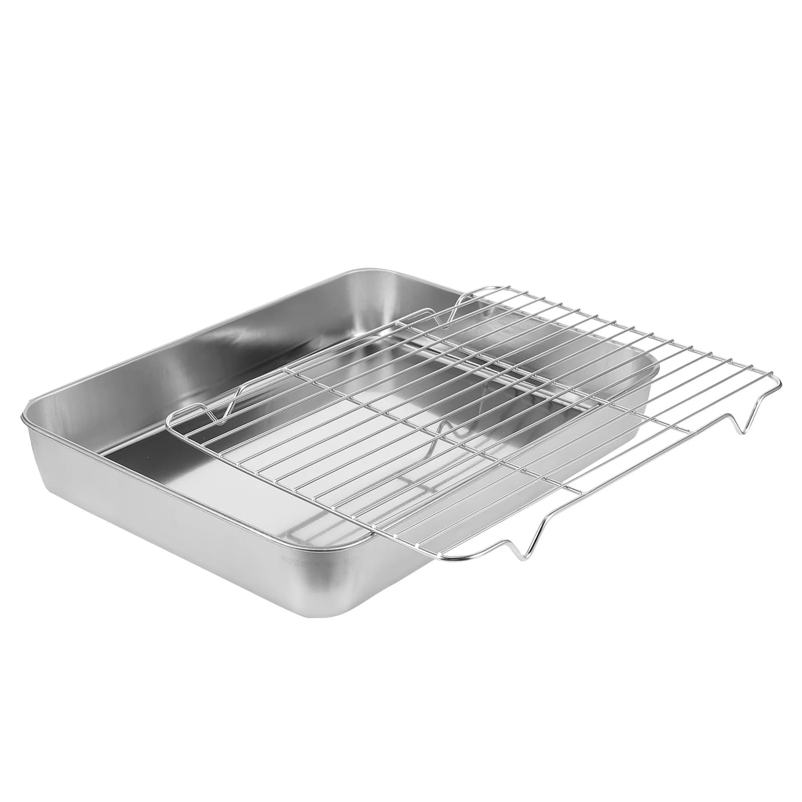 Stainless Steel Baking Pan Large Volume Food Grade Material Perfect for Chicken Meat Fish Vegetables Easy Clean Dishwasher Safe
Stainless Steel Baking Pan Large Volume Food Grade Material Perfect for Chicken Meat Fish Vegetables Easy Clean Dishwasher Safe