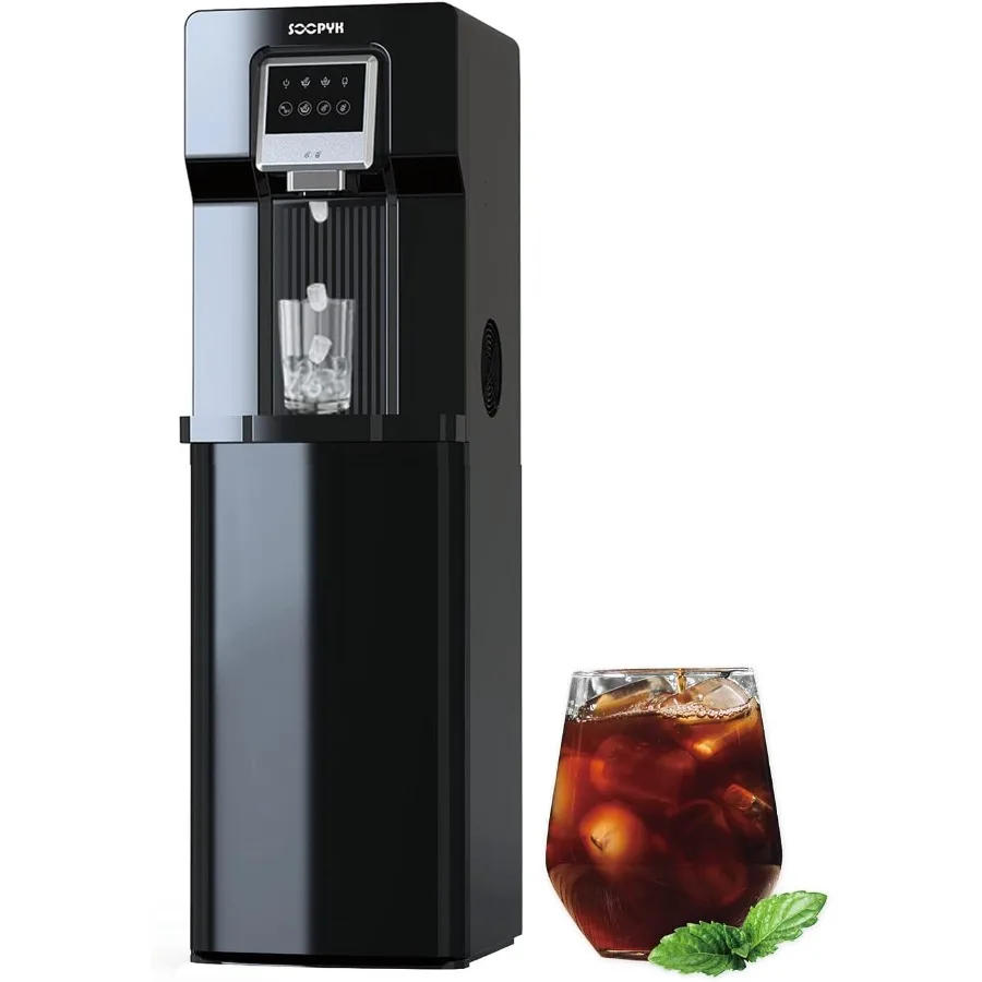 Water Cooler Dispenser with Ice Maker for 3 Gallon Bottom Loading 17lbs Daily Capacity Black NO Hot Water
Water Cooler Dispenser with Ice Maker for 3 Gallon Bottom Loading 17lbs Daily Capacity Black NO Hot Water