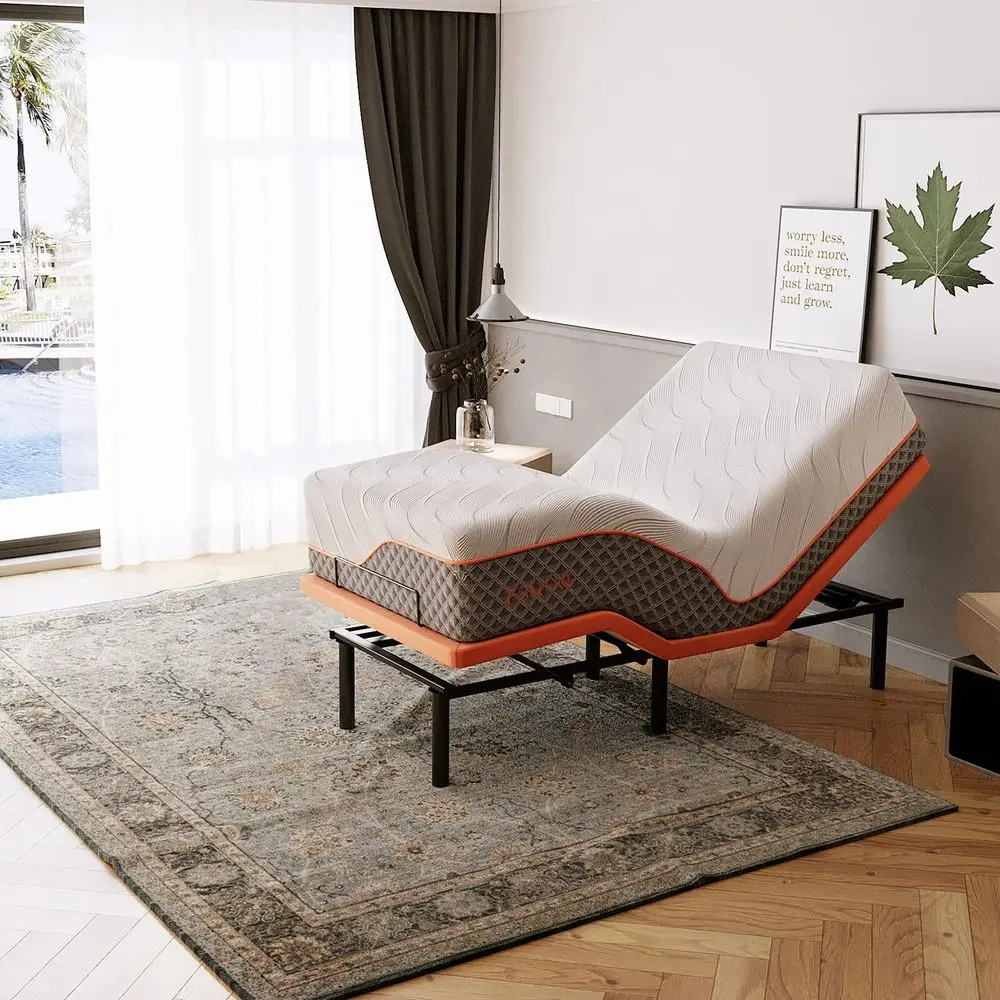 Adjustable Bed Frame 14 Hybrid Mattress Twin XL Luxury Gel Memory Foam319 Pocket Springs with Massage, Wireless Remote, USB, Un
Adjustable Bed Frame 14 Hybrid Mattress Twin XL Luxury Gel Memory Foam319 Pocket Springs with Massage, Wireless Remote, USB, Un