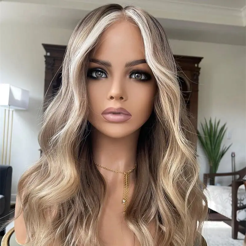 Новый 22-дюймовый Ombre блондинка коричневый объемная волна синтетический HD невидимый парик фронта шнурка для женщин предварительно сорванные реалистичные парики для волос
Новый 22-дюймовый Ombre блондинка коричневый объемная волна синтетический HD невидимый парик фронта шнурка для женщин предварительно сорванные реалистичные парики для волос