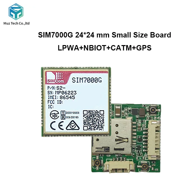 1pcs SIMcom SIM7000G mini Development Board 24*24mm Module NBIOT+CATM+LPWA+GPS Core Board support GNSS
1pcs SIMcom SIM7000G mini Development Board 24*24mm Module NBIOT+CATM+LPWA+GPS Core Board support GNSS
