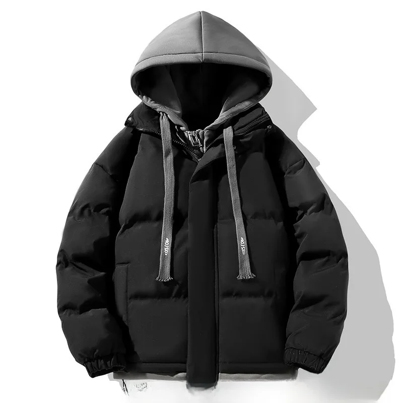 Men's Thiened Cotton Jaet Hooded Bread Sle Warmth Youth Faion Winter Outerwear Casual Loose Fit Polyester Fiber
Men's Thiened Cotton Jaet Hooded Bread Sle Warmth Youth Faion Winter Outerwear Casual Loose Fit Polyester Fiber