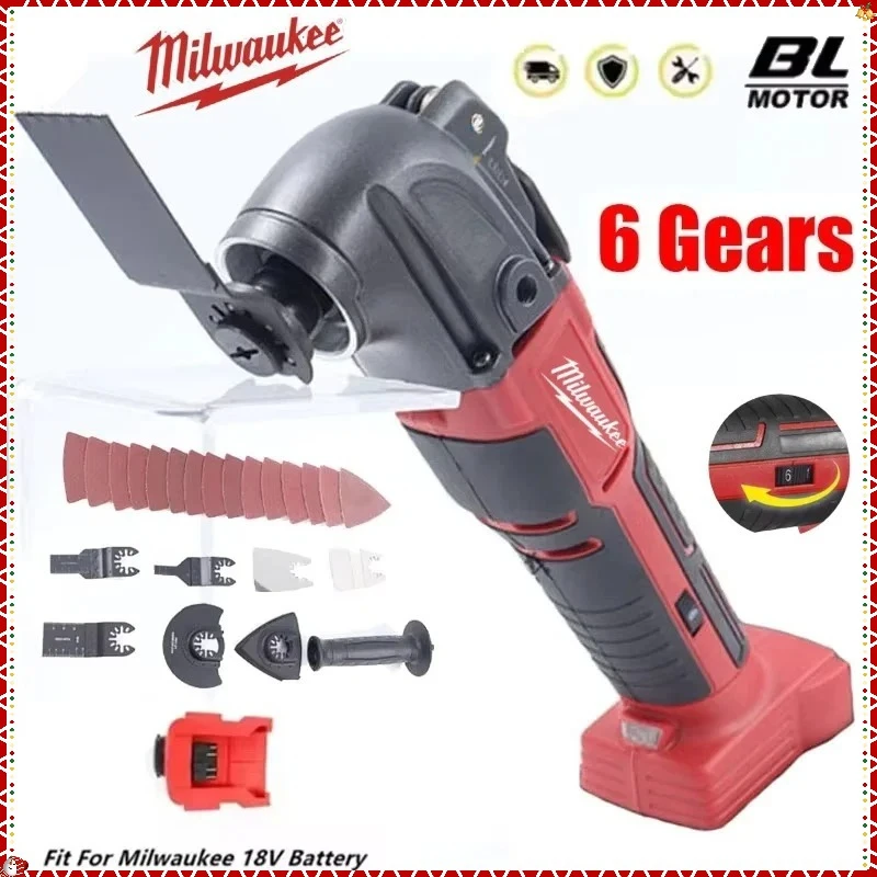 Электрический осциллирующий многофункциональный инструмент Milwaukee, 6-ступенчатый беспроводной вибрационный триммер, режущая пила для батареи Milwaukee
Электрический осциллирующий многофункциональный инструмент Milwaukee, 6-ступенчатый беспроводной вибрационный триммер, режущая пила для батареи Milwaukee