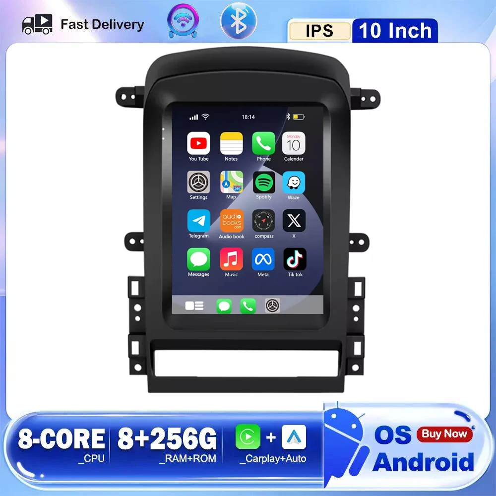9.7" Android 14 Car Radio for Chevrolet Captiva 2006-2012 Multimedia Player GPS Navi Wireless Carplay Auto Tesla style Head Unit
9.7" Android 14 Car Radio for Chevrolet Captiva 2006-2012 Multimedia Player GPS Navi Wireless Carplay Auto Tesla style Head Unit