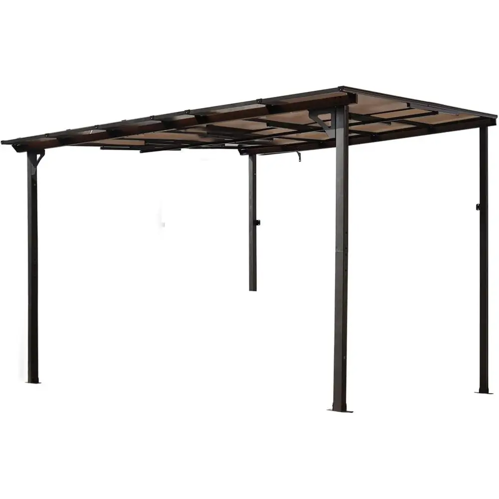 10'x14' Gazebo, Wall Mounted Gazebo Pergola, Outdoor Patio, Hard Top Lean to Gazebo, Large Wall-Mounted Heavy Duty Roo Awnings o
10'x14' Gazebo, Wall Mounted Gazebo Pergola, Outdoor Patio, Hard Top Lean to Gazebo, Large Wall-Mounted Heavy Duty Roo Awnings o