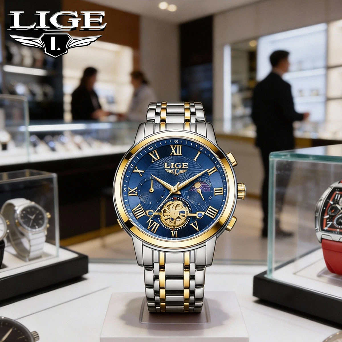 LIGE Luxury Man Watch Date Luminous Waterproof Quartz WatchesMen's Fashion Business Wristwatch reloj hombre relógio de homem
LIGE Luxury Man Watch Date Luminous Waterproof Quartz WatchesMen's Fashion Business Wristwatch reloj hombre relógio de homem
