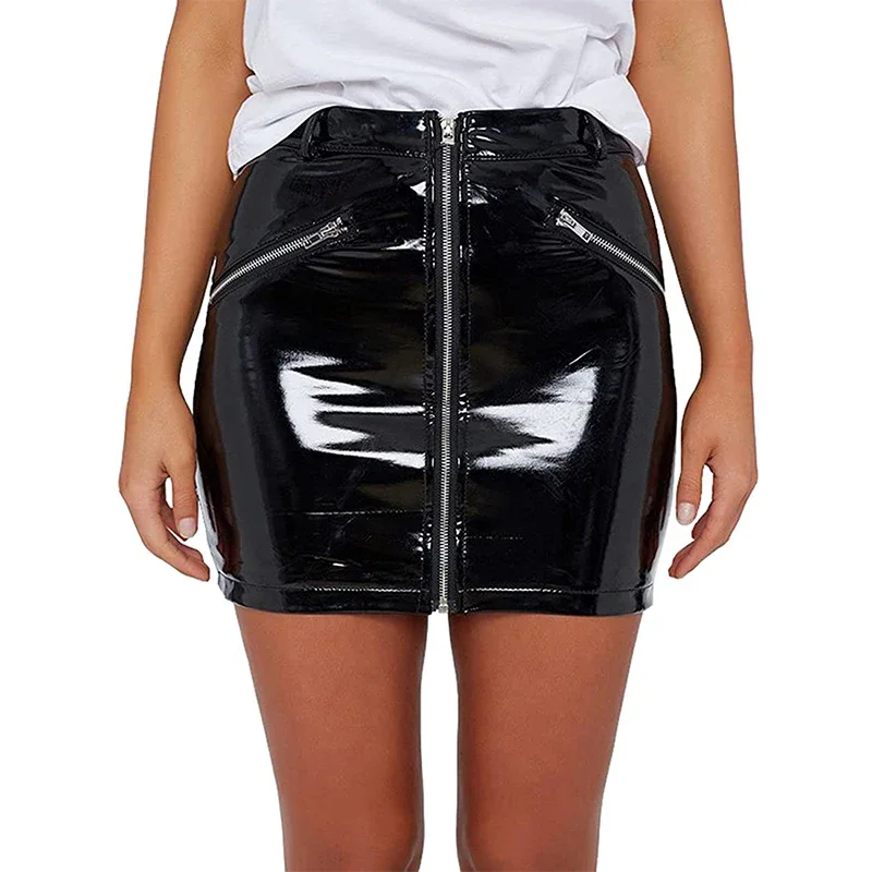 Short Mini PU Leather Skirt for Women, PU Skinny Skirt, Sexy Full Zip, Mid Waist, PVC Latex Bodycon, Summer Clothing, Plus Size
Short Mini PU Leather Skirt for Women, PU Skinny Skirt, Sexy Full Zip, Mid Waist, PVC Latex Bodycon, Summer Clothing, Plus Size