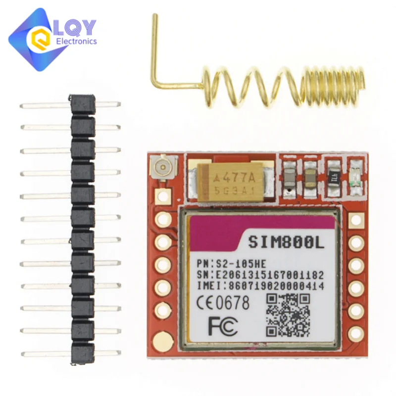 LQY, 10 шт., наименьший SIM800L GPRS GSM модуль, стандартная четырехдиапазонная плата, последовательный порт TTL
LQY, 10 шт., наименьший SIM800L GPRS GSM модуль, стандартная четырехдиапазонная плата, последовательный порт TTL
