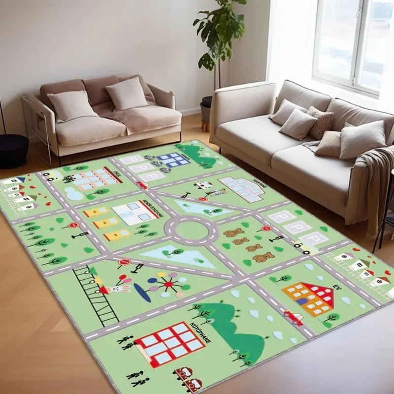 Highway Runway Playroom City Traffic Road Map Child PlayMat Carpet Rug for Bedroom Living Room Sofa Decoration Decor Floor Mat
Highway Runway Playroom City Traffic Road Map Child PlayMat Carpet Rug for Bedroom Living Room Sofa Decoration Decor Floor Mat