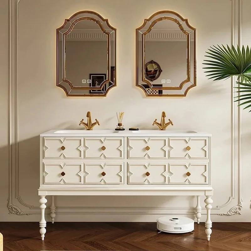 oak double basin bathroom cabinet combination floor-to-ceiling toilet washbasin bathroom cabinet
oak double basin bathroom cabinet combination floor-to-ceiling toilet washbasin bathroom cabinet