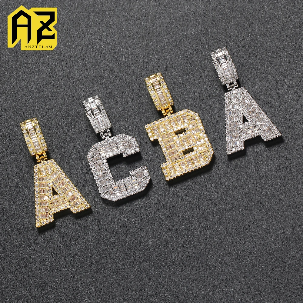 Square Zircon A-Z Letters Iced Out Pendant Necklace For Women Men Bling Zircon Hip hop Jewelry Free Shipping
Square Zircon A-Z Letters Iced Out Pendant Necklace For Women Men Bling Zircon Hip hop Jewelry Free Shipping