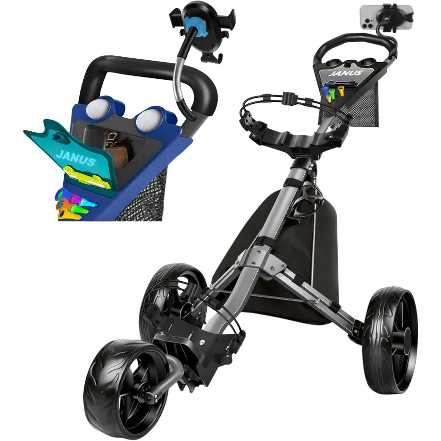 Тележка для гольфа 3-колесная складная с складной компактной тележкой для гольфа в один клик Широкие колеса из ЭВА Ножной тормоз Эластичное крыло Stra
Тележка для гольфа 3-колесная складная с складной компактной тележкой для гольфа в один клик Широкие колеса из ЭВА Ножной тормоз Эластичное крыло Stra