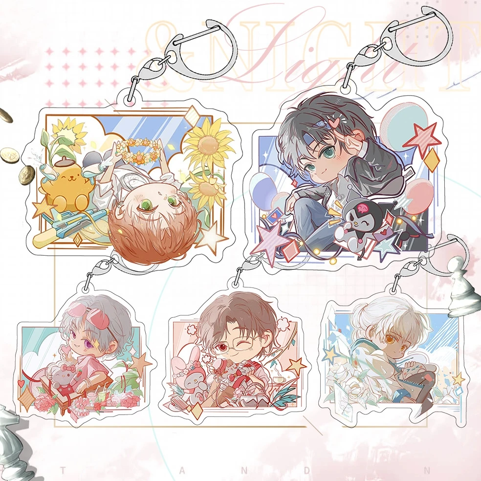 Anime Light and Night Osborn Evan Sariel Charlie Jesse Cosplay Acrylic Pendant Cute Delicacy Keychain High Appearance Level
Anime Light and Night Osborn Evan Sariel Charlie Jesse Cosplay Acrylic Pendant Cute Delicacy Keychain High Appearance Level