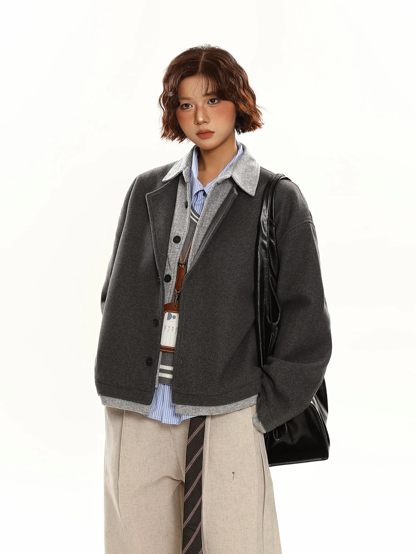 Chen Zhanlao Store, американский ретро цветной блуз, открытый кардиган, дэт, свободная верхняя одежда для пар, осень-зима, ленивый Sle, для поездок на работу
Chen Zhanlao Store, американский ретро цветной блуз, открытый кардиган, дэт, свободная верхняя одежда для пар, осень-зима, ленивый Sle, для поездок на работу