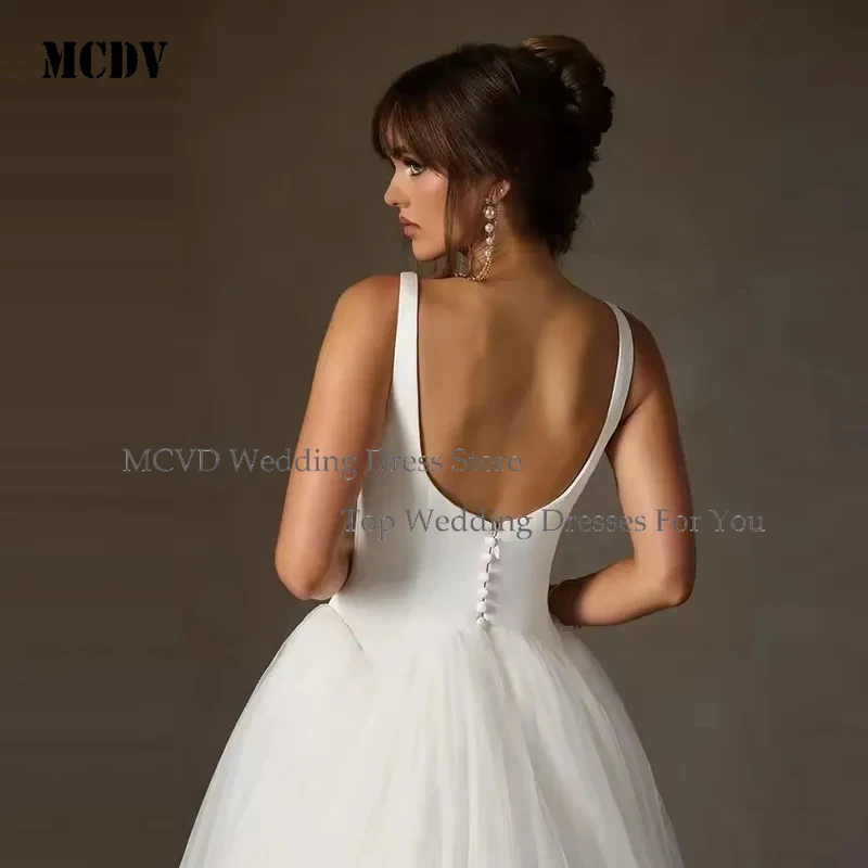 MCDV Customized Fishbone Slim Fit White Tulle Prom Dress A Line Evening Gown with Corset for Special Occasions Parties Graduatio
MCDV Customized Fishbone Slim Fit White Tulle Prom Dress A Line Evening Gown with Corset for Special Occasions Parties Graduatio