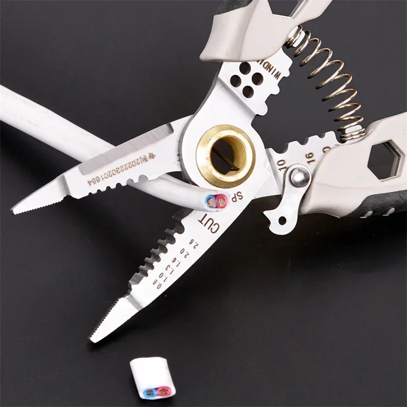 High quality multifunctional wire stripper - professional electrician pliers for wire stripping and cutting pliers hand tools
High quality multifunctional wire stripper - professional electrician pliers for wire stripping and cutting pliers hand tools