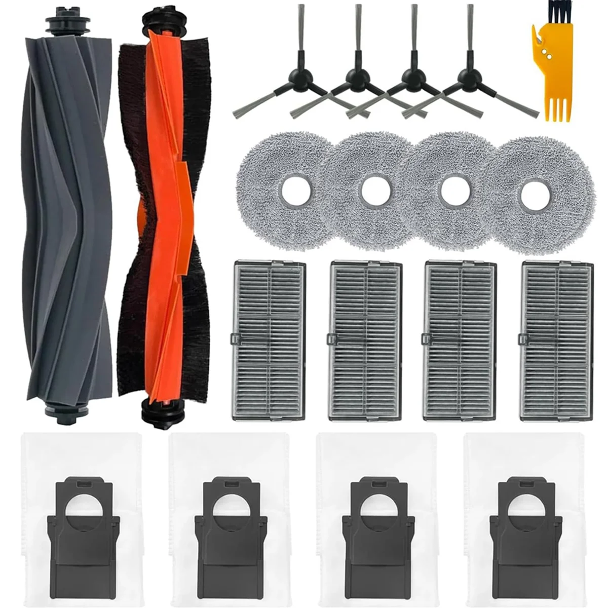 A04V Replacement Set for X30 Ultra/L30 Ultra /X30 Pro Ultra/X30 Vacuum Cleaner,Main Brushes Filters Dust Bags
A04V Replacement Set for X30 Ultra/L30 Ultra /X30 Pro Ultra/X30 Vacuum Cleaner,Main Brushes Filters Dust Bags
