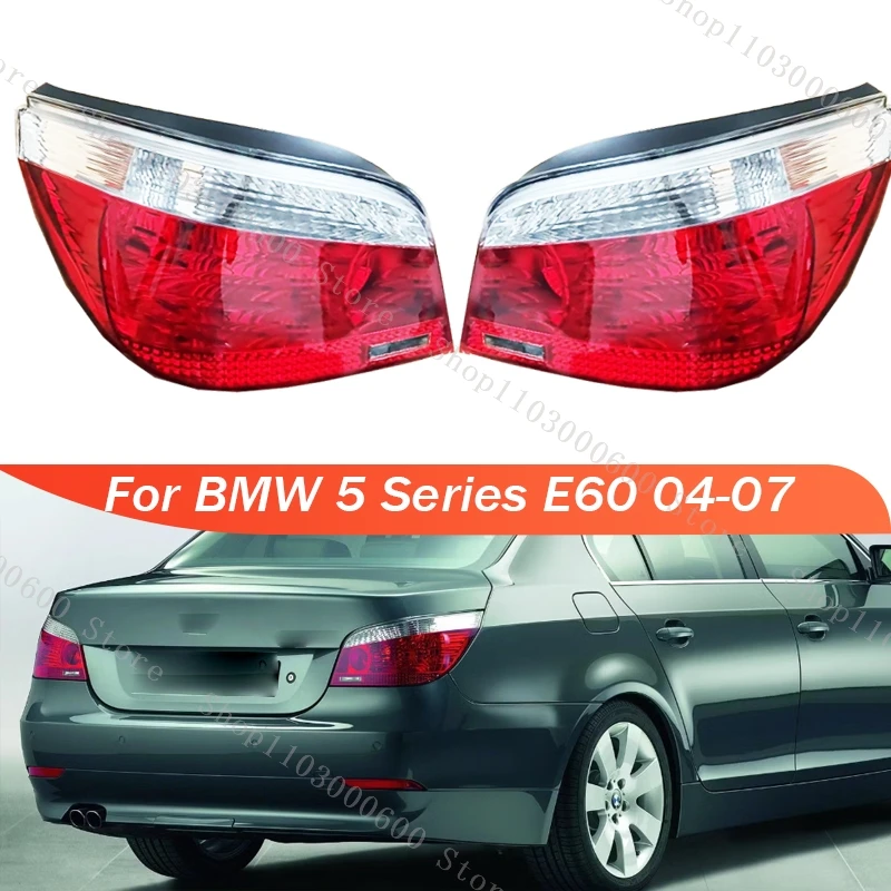 For BMW 5 Series E60 2004-2007 Car Rear Tail Light Without Bulb Brake Lamp Warning Signal Tail Light 63217165737 63217165738
For BMW 5 Series E60 2004-2007 Car Rear Tail Light Without Bulb Brake Lamp Warning Signal Tail Light 63217165737 63217165738