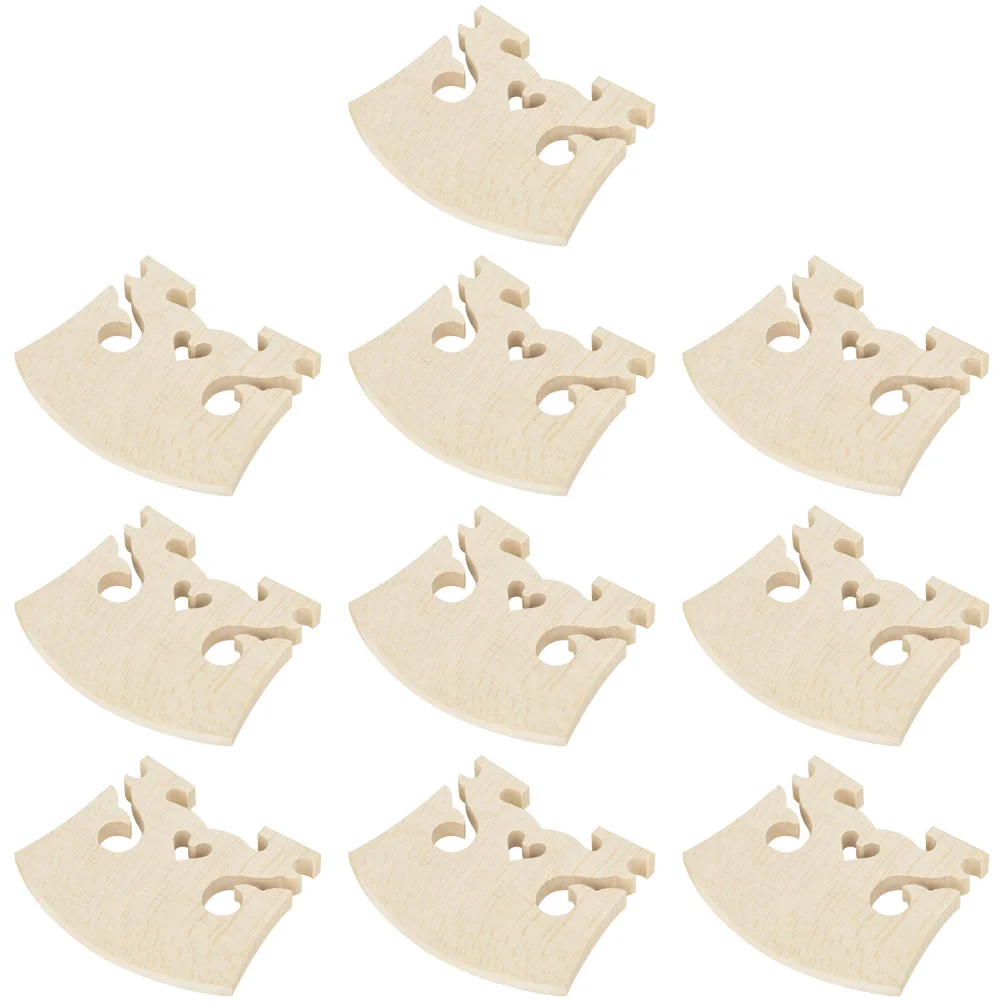 10 Pcs Maple Xylophone Code Violin Replacement Bridge Part Accessories Parts Accessory
10 Pcs Maple Xylophone Code Violin Replacement Bridge Part Accessories Parts Accessory