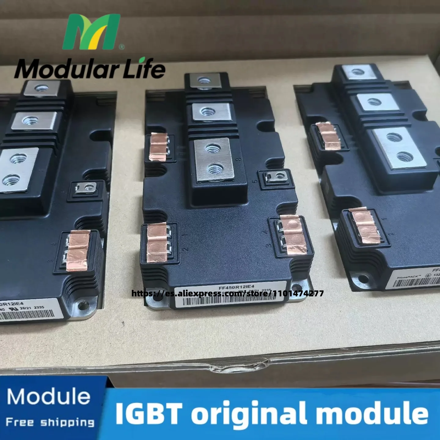 FF450R12IE4 TD330N16KOF original module
FF450R12IE4 TD330N16KOF original module