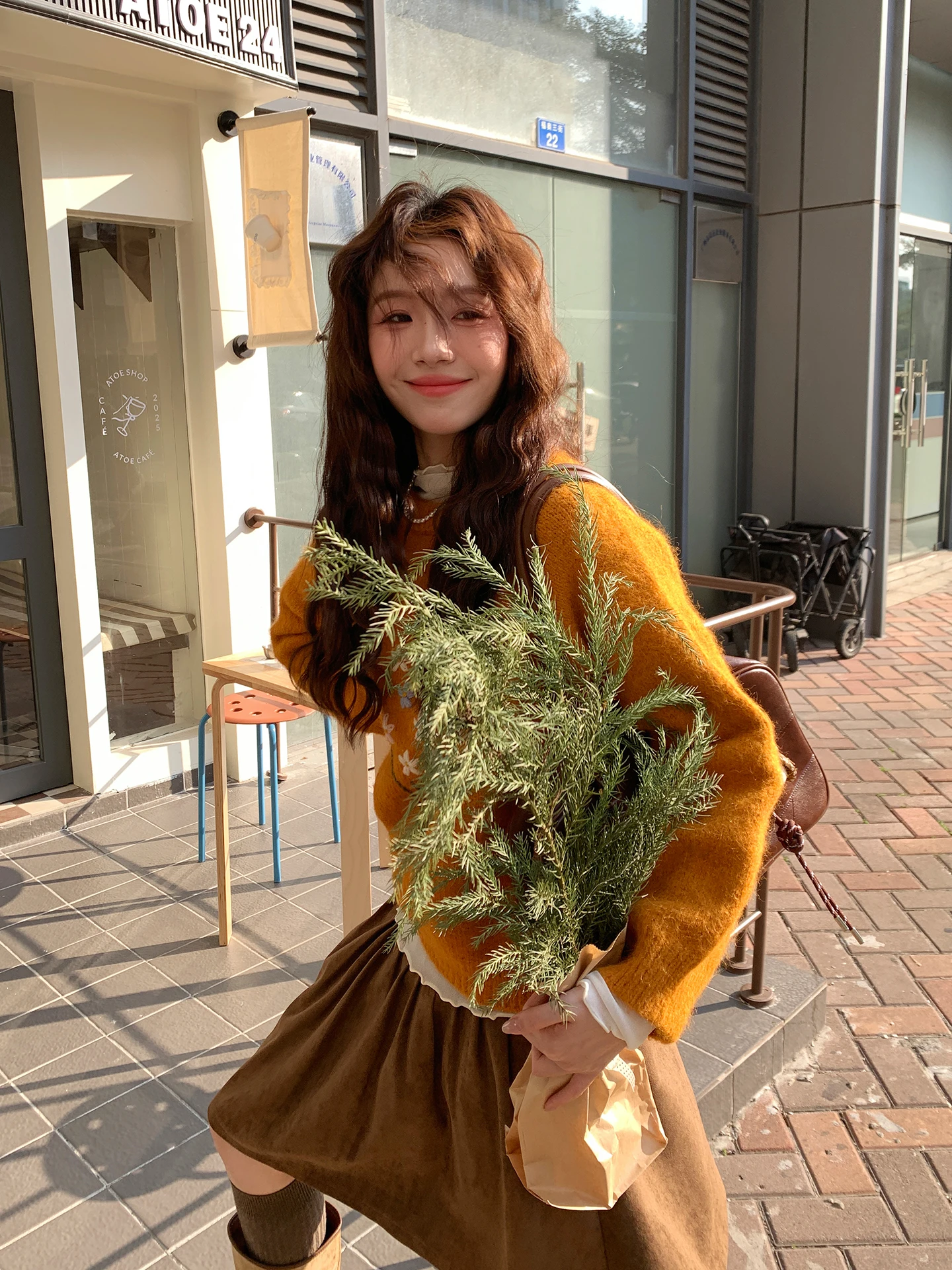 Even-wen Korean Sle round Ne Soft Cozy Sweater Autumn Winter White Slimming Daily Top Women's Faion Knitted Long Sve
Even-wen Korean Sle round Ne Soft Cozy Sweater Autumn Winter White Slimming Daily Top Women's Faion Knitted Long Sve