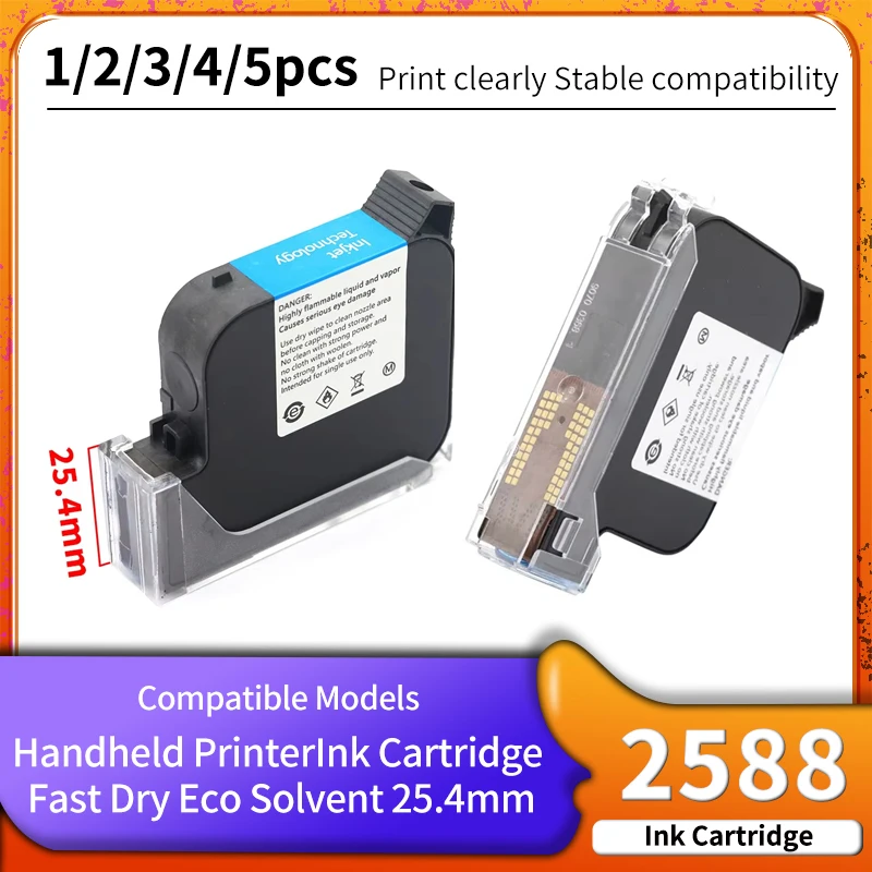 25.4mm Eco Solvent Ink Cartridge Handheld Printer Ink Cartridge For 600DPI Portable Expiry Date 25.4mm Inkjet No encryption
25.4mm Eco Solvent Ink Cartridge Handheld Printer Ink Cartridge For 600DPI Portable Expiry Date 25.4mm Inkjet No encryption