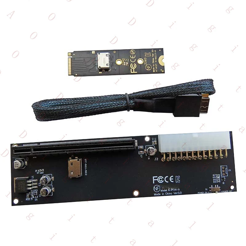 Адаптер для внешней видеокарты RN для NVMe M.2 TurnOculink SFF-8612
Адаптер для внешней видеокарты RN для NVMe M.2 TurnOculink SFF-8612