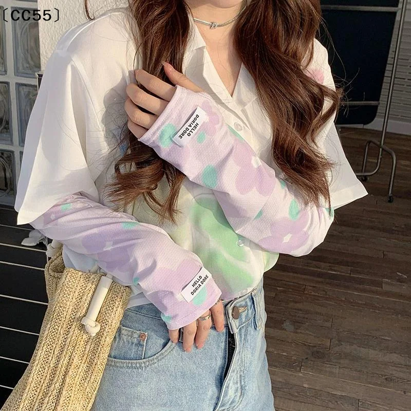 Sun UV Protection Arm Sleeves Flower Printed Soft Fabric Ice Silk Cooling Sports Sleeves For Women Girls Outdoor 〔CC55〕
Sun UV Protection Arm Sleeves Flower Printed Soft Fabric Ice Silk Cooling Sports Sleeves For Women Girls Outdoor 〔CC55〕