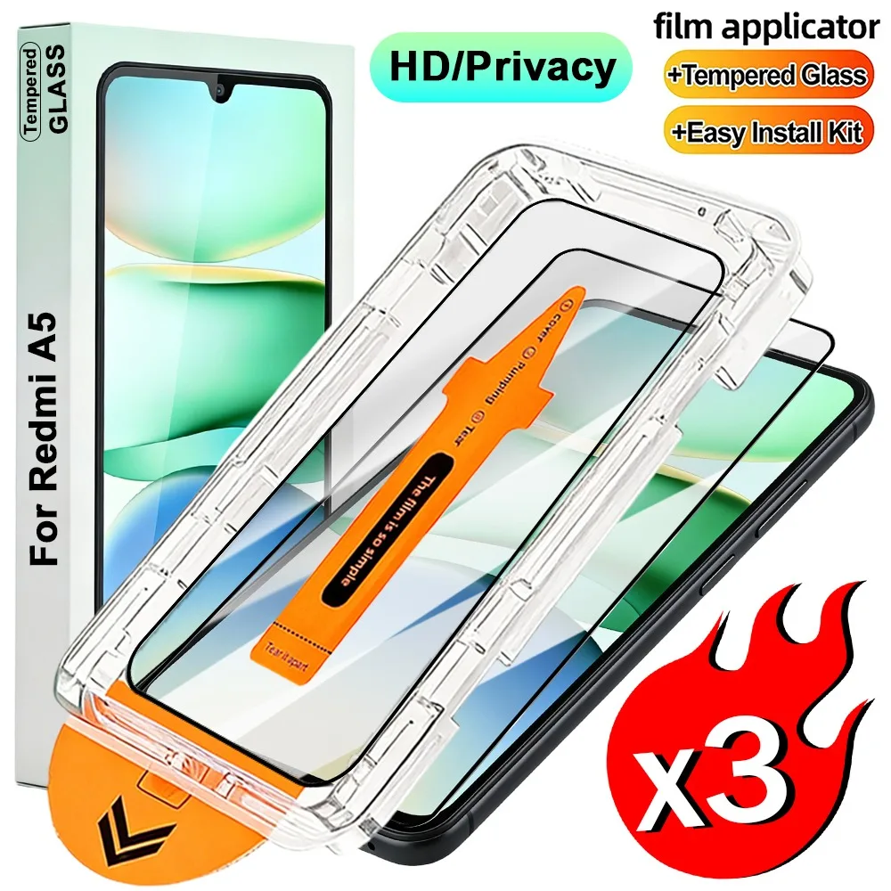 1-3Set for Redmi A5 HD Clear Tempered Glass Film Anti-Spy Film Dust Free Easy Installation Anti-scratch Privacy Screen Protector
1-3Set for Redmi A5 HD Clear Tempered Glass Film Anti-Spy Film Dust Free Easy Installation Anti-scratch Privacy Screen Protector