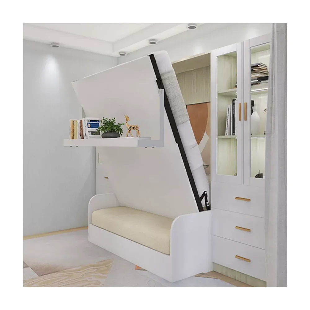 Nordic Minimalism Custom Storage Wood Murphy Wall Bed With Sofa Living Room Folding Hidden Wall Bed
Nordic Minimalism Custom Storage Wood Murphy Wall Bed With Sofa Living Room Folding Hidden Wall Bed