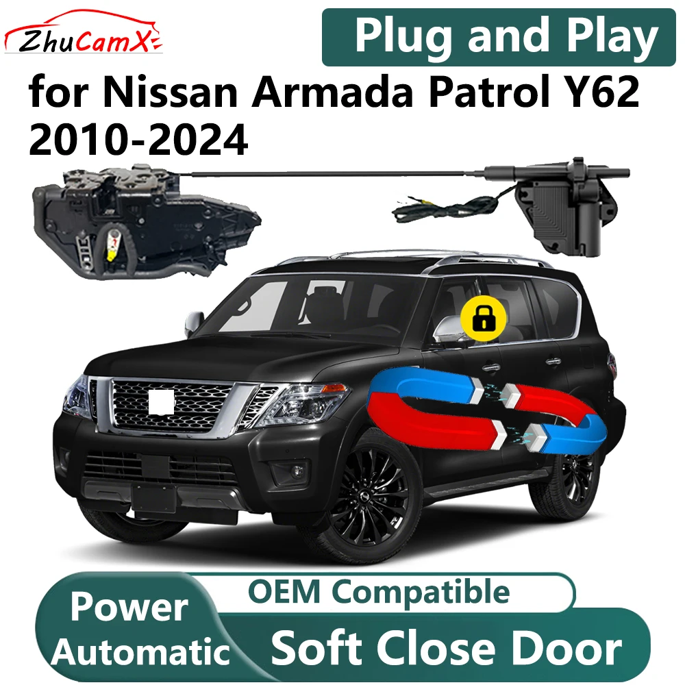 ZhuCamX for Nissan Armada Patrol Y62 2010-2024 Car Electric Soft Close Door System Power Closing Door Latch Lock Plug and Play
ZhuCamX for Nissan Armada Patrol Y62 2010-2024 Car Electric Soft Close Door System Power Closing Door Latch Lock Plug and Play