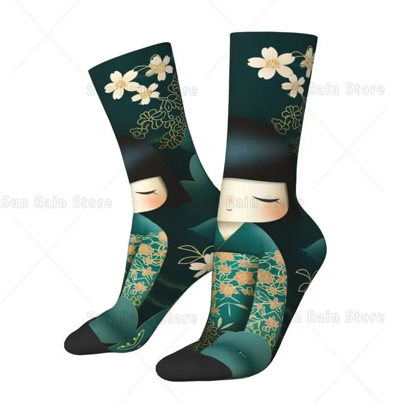 Custom Fashion Men's Sakura Japanese Girl Kokeshi Doll Dress Socks Unisex Warm Comfortable 3D Printing Crew Socks
Custom Fashion Men's Sakura Japanese Girl Kokeshi Doll Dress Socks Unisex Warm Comfortable 3D Printing Crew Socks
