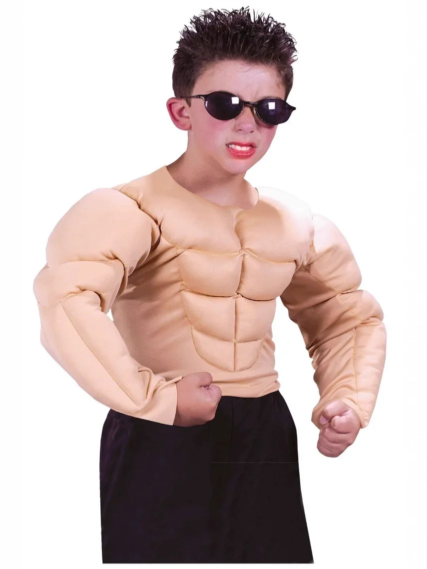 Men Boys Funny Padded Muscle Chest Costume Shirt Outfit for Halloween Party Carnival Wear
Men Boys Funny Padded Muscle Chest Costume Shirt Outfit for Halloween Party Carnival Wear