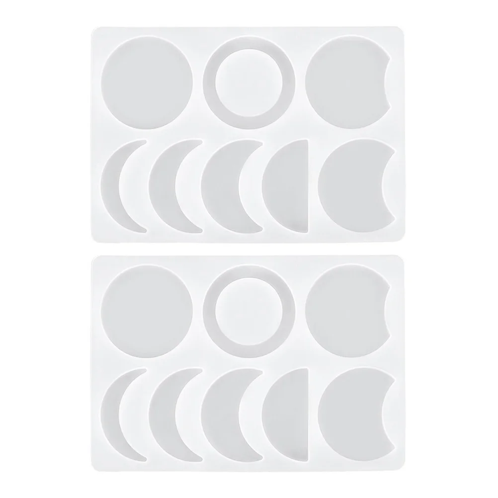 2 Pcs Moon Epoxy Resin Mold Silicone DIY Jewelry Making Crafts Pendant Accessories Easy Clean Flexible Crystal
2 Pcs Moon Epoxy Resin Mold Silicone DIY Jewelry Making Crafts Pendant Accessories Easy Clean Flexible Crystal