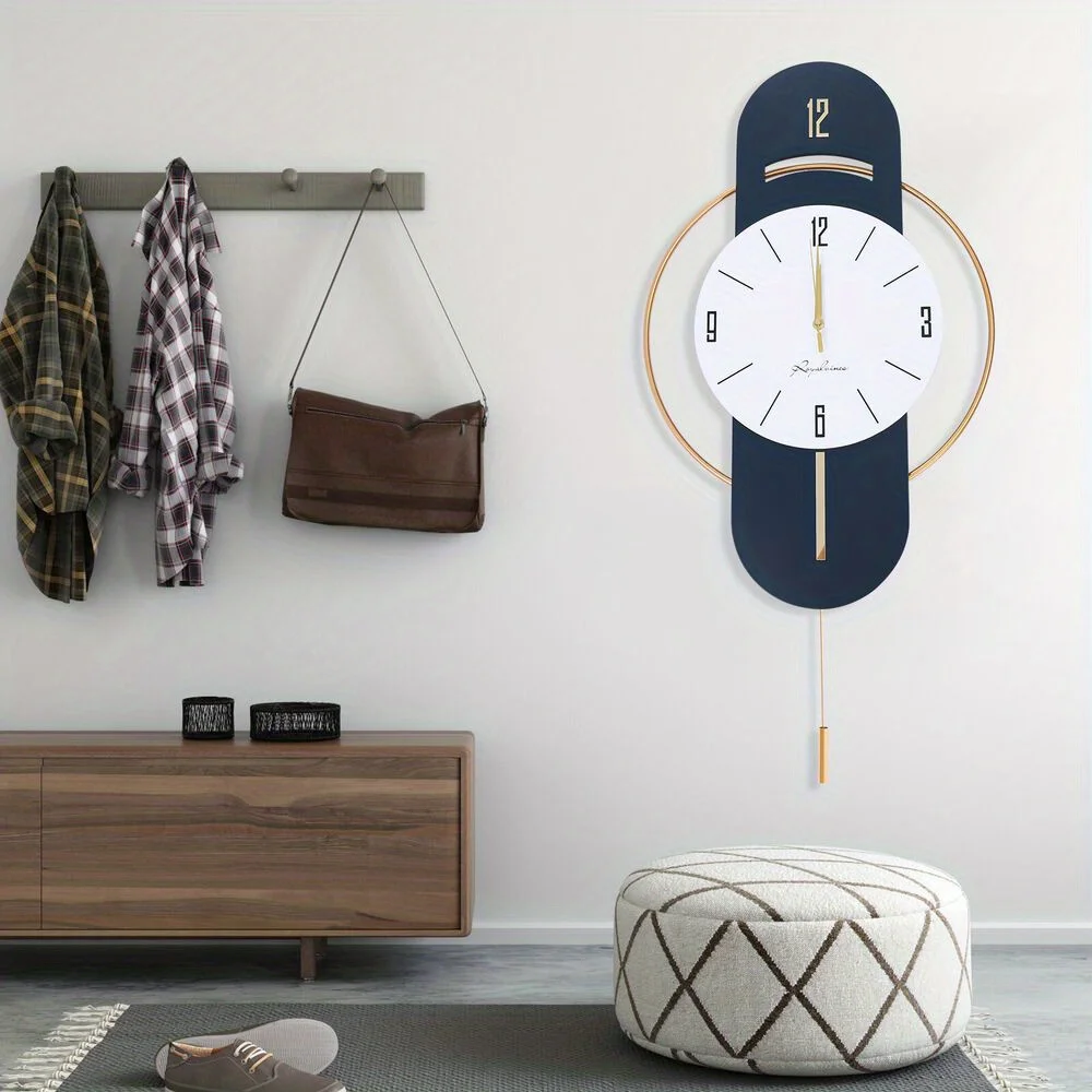 Большие настенные часы 42x84 см - минималистичный дизайн, без батареек, для декора гостиной
Большие настенные часы 42x84 см - минималистичный дизайн, без батареек, для декора гостиной