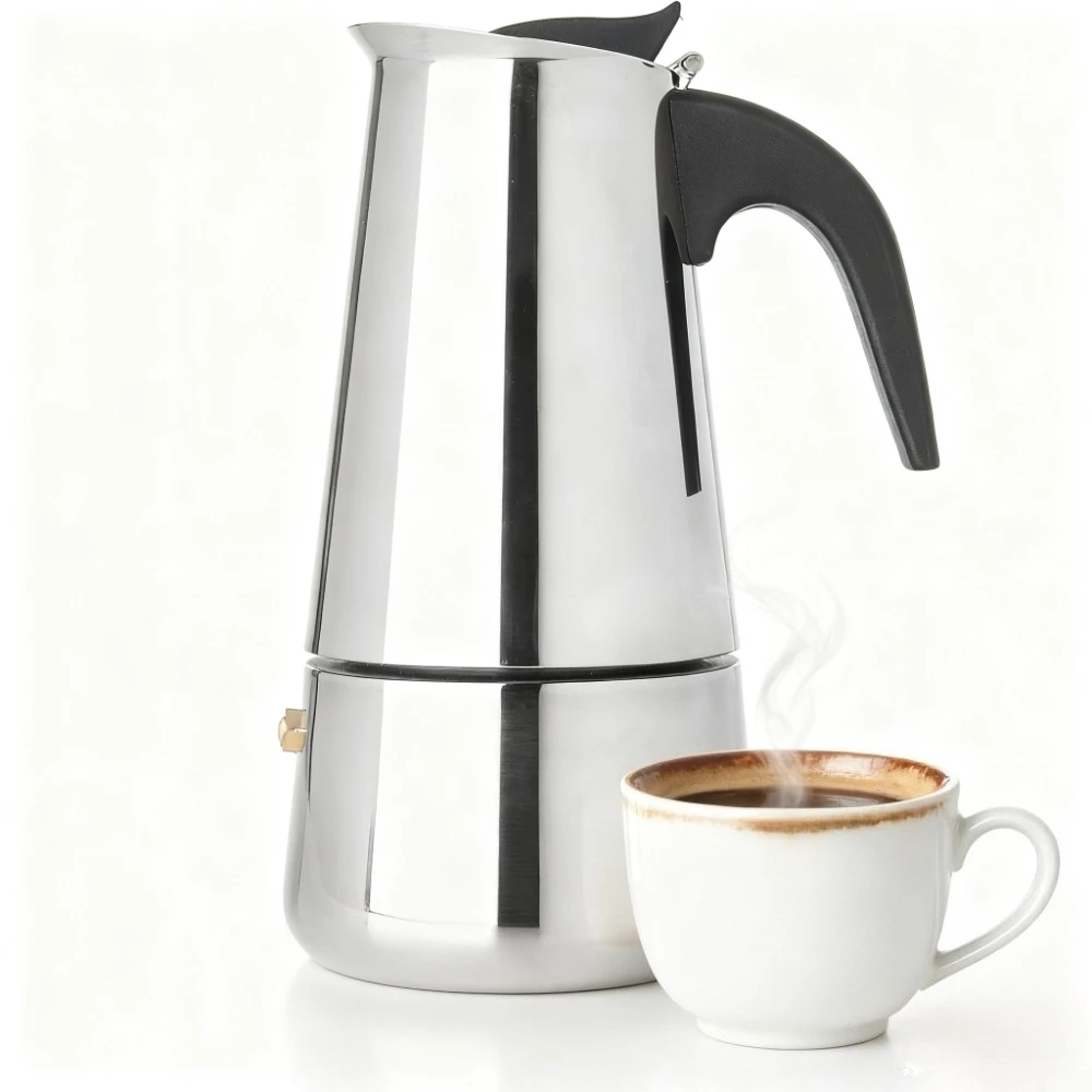 Portable Coffee Pot Stainless Steel Mocha Espresso Latte Percolator Stove Coffee Maker Pot Percolator Drink Tool for Home Office
Portable Coffee Pot Stainless Steel Mocha Espresso Latte Percolator Stove Coffee Maker Pot Percolator Drink Tool for Home Office