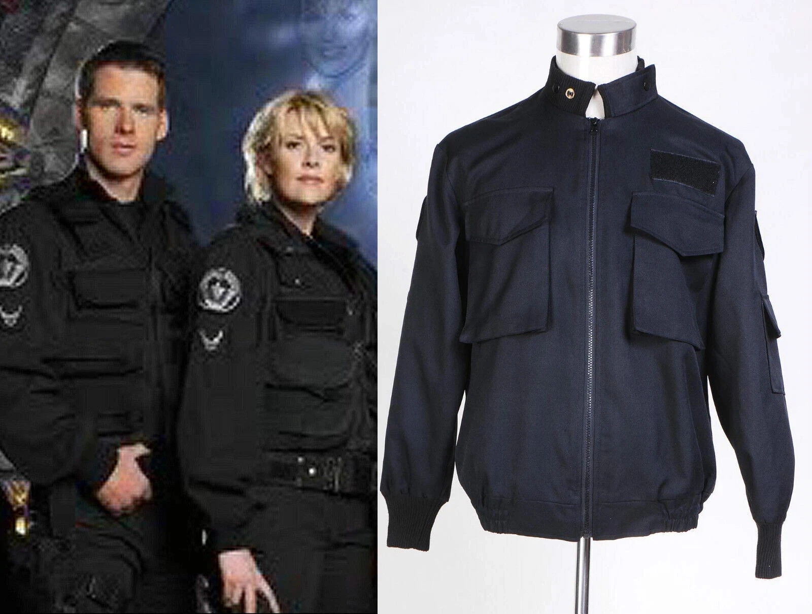Stargate SG1 Black Uniform Jacket Costume Halloween Carnival Cosplay Party
Stargate SG1 Black Uniform Jacket Costume Halloween Carnival Cosplay Party