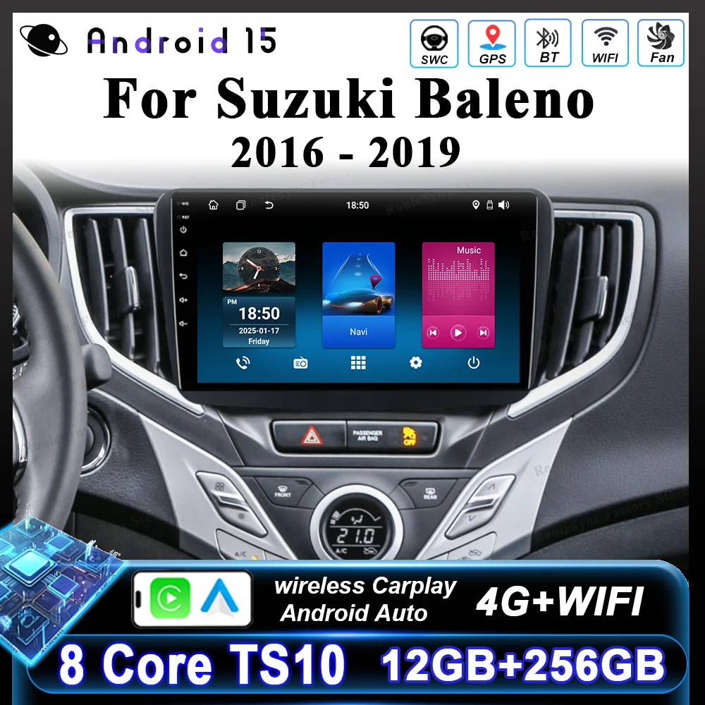 Автомагнитола Android Carplay для Suzuki Baleno 2016-2019, мультимедийный видеоплеер, GPS-навигация, без DVD, 2DIN
Автомагнитола Android Carplay для Suzuki Baleno 2016-2019, мультимедийный видеоплеер, GPS-навигация, без DVD, 2DIN